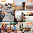 thumbnail image 3 of Car Air Mattress Bed: Inflatable Back Seat Air Mattress for Car, Thickened Camping Sleeping Pads with 2 Pillows & Air Pumps, Fits Sedan/Truck/SUV, Grey, 3 of 12