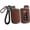 Black-brown, variant on Key Fob Cover Compatible with Toyota Highlander Tacoma Corolla Sequoia Camry Tundra Avalon RAV4 4Runner C-HR 2012-2021 3/4 Button Keychain Case Holder Protector,Black