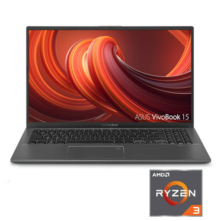 ASUS VivoBook 15.6" FHD Display Thin and Light, AMD Ryzen™ 3 3200U, 4GB DDR4, 128GB SSD, Vega 3 Graphics, Fingerprint Scanner, Windows 10 Home in S mode, Slate Gray, F512DA-WH31