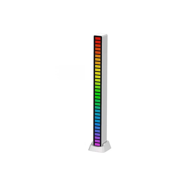 Naiovety Sala de estar RGB Colorido Luz recargable Juegos Control de sonido activado por voz Lámpara inalámbrica Tipo-c Carga 32 Cuentas Type2 NO2