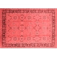 thumbnail image 1 of Ahgly Company Machine Washable Indoor Rectangle Oriental Red Industrial Area Rugs, 5' x 8', 1 of 4