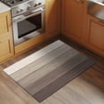 thumbnail image 3 of Entrance Runner Rug 2'x3',Brown Beige Ombre Non-slip Doormat for Indoor Outdoor Entrance,Farmhouse Vintage Wooden Striped Washable Throw Floor Mat for Front Door/Living Room/Bedroom/Bathroom/Kitchen, 3 of 9