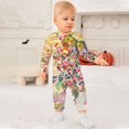 thumbnail image 3 of Kirby Baby Long Sleeve Footless, Infant Playsuit Romper Jumpsuits for Boys Girls, 3 of 8