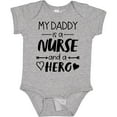 thumbnail image 3 of Inktastic My Daddy is a Nurse and a Hero Boys or Girls Baby Bodysuit, 3 of 5