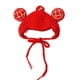 thumbnail image 1 of Adorable gorro para mascotas para gatos y perros: gorro con babero tradicional para divertirse en el aseo y para sesiones fotográficas. Amuleto chino de la suerte para gatos, 1 of 8