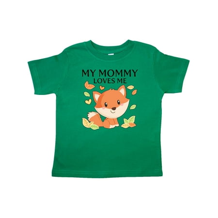 

Inktastic My Mommy Loves Me- little fox Gift Toddler Boy or Toddler Girl T-Shirt