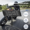 thumbnail image 2 of LYD M7 motocicleta Bluetooth 5,0 casco auriculares inalámbricos manos libres FM Radio moto impermeable intercomunicador auricular música altavoz LYD 1043709, 2 of 2