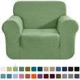 thumbnail image 1 of CHUN YI 1-Piece Checks Stretch Sofa Cover Slipcover Couch Cover, 1 of 6