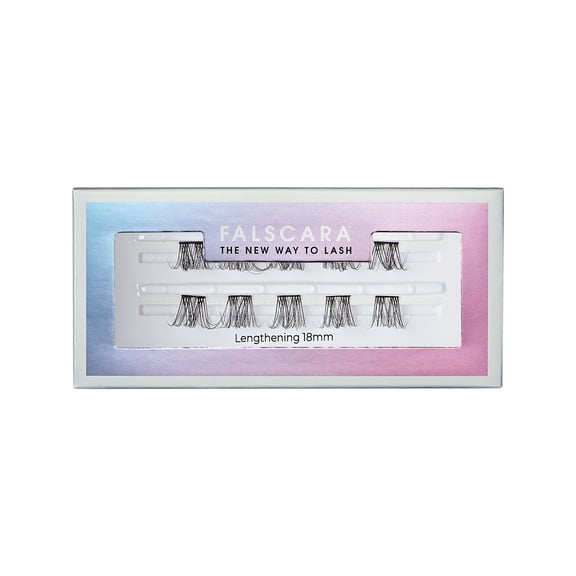 KISS Falscara Single Pack, Lash Clusters, Lengthening Wisps, 18 mm, 10 Wisps