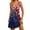 Dark Blue, variant on Women's Loose Fit Sundress, Sleeveless V-Neck Summer Dress with Independence Day Theme, Perfect for Hot Weather and Festivals,Blue L