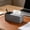 Gray, variant on AUNVITO Detachable Compartment Multi Function Tissue Box, Makeup Car Office Counter Storage Caddy
