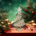 thumbnail image 6 of Glass Christmas Ornaments, Mini Holiday Decorations, Miniature Tabletop Christmas Tree Ornaments for Office Desk and Home Decor, Exquisite Handcrafted Glass, Durable and Easy To Clean, 6 of 7