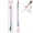 Pink Blue, 1PC, variant on Automatic Refillable Wax Pen, Diamond Art Pen with Wax, Rhinestone Picker Tool, Diamond Art Pens Refillable for Rhinestones, Jewelry Making & Diamond Painting DIY Nails (Pink White, 1PC)