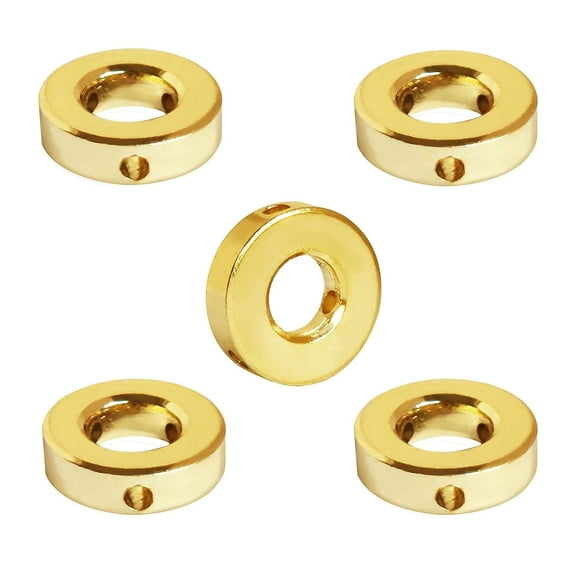 shiyou-GY &CK 3-way lampshade Side holes Fit for 10 Gauge Wires, Lampshade Material Metal with 3 Side Holes (Brass)