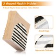 thumbnail image 5 of Yayeee Napkin Holder for Table Kitchen Paper Tissue Organization, Black Stripes, 5 of 8