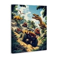thumbnail image 3 of Stupell Industries Dinosaur & Monster Truck Adventure Canvas Wall Art, design by Creative Studio, 40 x 30, 3 of 7