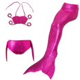 thumbnail image 4 of Disfraz de sirena para Halloween, traje de baño con lentejuelas de cola de sirena, escamas de pescado, trajes de vestir para niña, gran oferta, 4 of 4