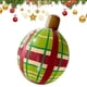 thumbnail image 4 of 60 Cm Nueva Navidad Inflable Fiesta Navidad Del Patio Del Lugar Al Aire Libre Linterna Inflable (E) Cuadros Rojos Y Verdes, 4 of 9