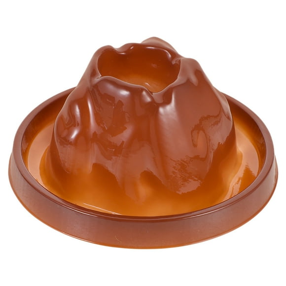 Volcano Toy Plastic Volcano Model Volcanic Eruption Model Volcano Science Kit for Boys and Girls Birthday Party Supplies Light Brown
