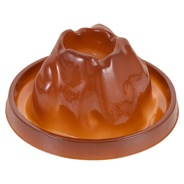 Volcano Toy Plastic Volcano Model Volcanic Eruption Model Volcano Science Kit for Boys and Girls Birthday Party Supplies Light Brown