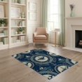 thumbnail image 2 of ODIKA Nautical Motif Whale Marine Border Frame Wave Vintage Boat Hooked Refined for Home Office, Gaming Room, Under Desk, Non-Slip Chair-Friendly, 2 of 7