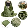 thumbnail image 3 of Pet Blanket Solid Color Breathable Soft Cat Fleece Blanket Dog Throw Blanket, 3 of 10