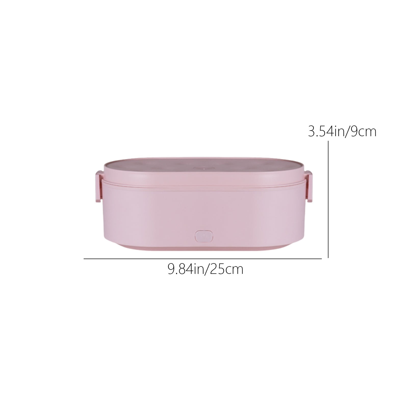 Cordless Electric Heating Lunch Box - Water-Free Car & Home Insulated Box, Automatic Heating Container for Office Worker Hot Meal Prep （ Pink ）