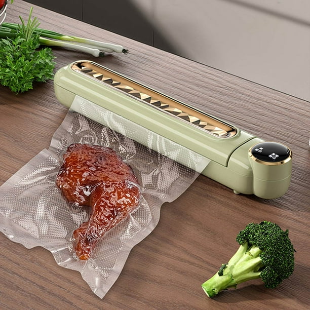pstuiky Máquina selladora al vacío. Sistema automático con 10 bolsas térmicas para conservar la frescura de los alimentos.