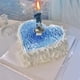 thumbnail image 5 of Xihbxyly Vela Digital Brillante, Decoración para Tarta con Lentejuelas Azules, Temática Inolvidable de Hielo y Nieve, Suministros para Fiestas de Cumpleaños, Elegantes Adornos para Tartas, 7 X 4 Cm,, 5 of 6