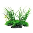 thumbnail image 2 of SPRING PARK Plastic Aquarium Decorations Lifelike Plastic Decor Fish Tank Plants with Shrimp Fish House, for Household and Office Aquarium Simulation Plastic Hydroponic Plants, 2 of 7