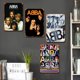 thumbnail image 4 of 4 Uds ABBA Band Placa Metal Vintage Kit Pintura Hierro Rectangular 20x30cm, 4 of 9