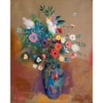 thumbnail image 3 of Redon, Odilon 20x24 Black Modern Framed Museum Art Print Titled - Bouquet of Flowers, 3 of 5