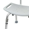 thumbnail image 4 of McKesson Bath Bench with Removable Back - Aluminum Frame, Without Arms, 300 lbs Weight Capacity, 1 Ct, 4 of 4