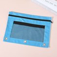 thumbnail image 1 of JUNWELL sovlvnd 3-Ring Pencil Pouch  Oxford Cloth  Sky Blue, 1 of 7