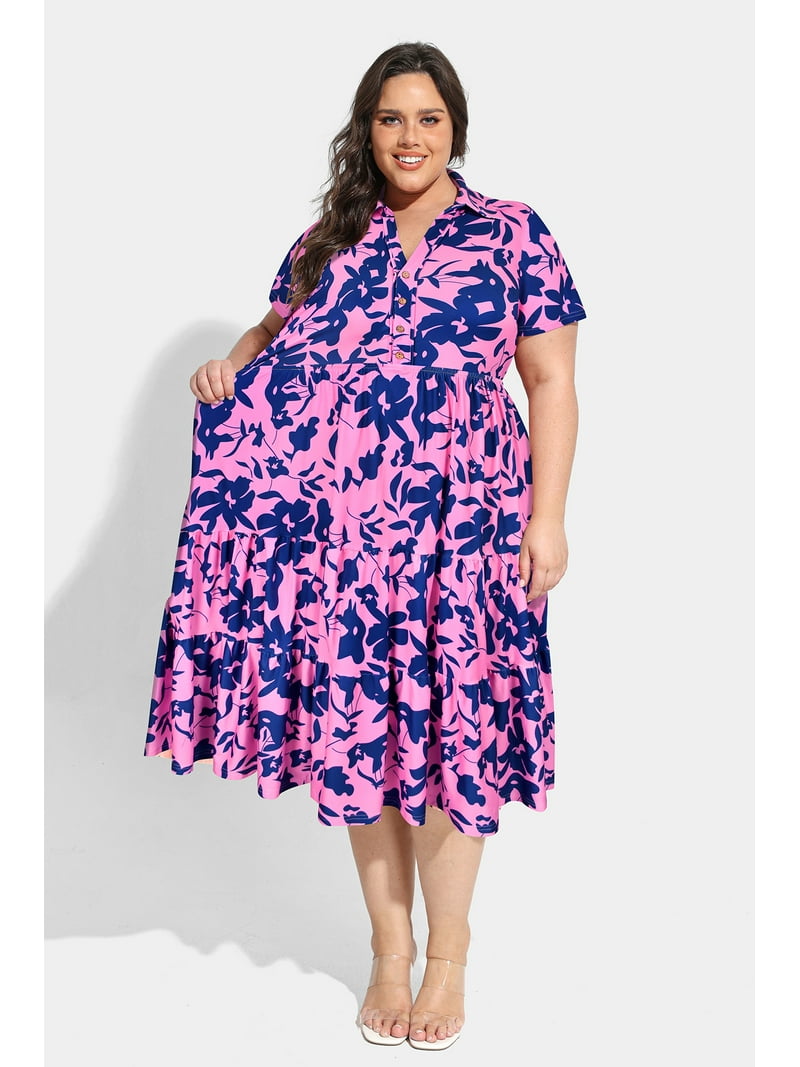 strapless open back dress Women's Sweet Oasis Dress, Blue main image 0