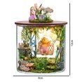thumbnail image 1 of Assembly Model Kit Miniature Handmade 3D Puzzle DIY Doll House Toy Home Creative Room Bedroom Decoration with Furniture Decorati B-113, 1 of 6