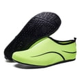 thumbnail image 2 of LTTVQM Water Shoes for Women Men Quick Dry Barefoot Aqua Socks for Swim Beach Yoga Surf Camping Sports Lightweight Gym Non Slip Shoes Green 41(US-8.5), 2 of 4