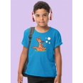 thumbnail image 2 of Kangaroo Making Bubbles T-Shirt Juniors -Image by Shutterstock,  Medium, 2 of 4