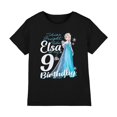 thumbnail image 1 of Frozen Boys/Girls Bright Like Elsa 9th Birthday T-Shirt, 1 of 3