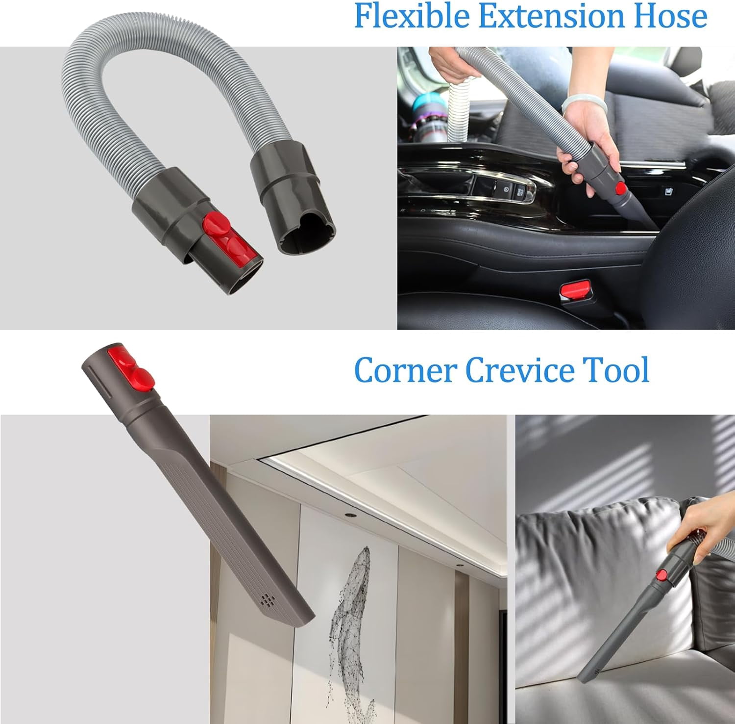Dryer Vent Cleaner Kit and Attachment Brush Bundle for Dy*son Gen 5 V15 V12 V11 V10 V7 V8 Absolute Detect Cyclone Fluffy Mattress Outsize Vacuum Cleaner Accessories Kit Replacement Tools