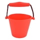 thumbnail image 1 of Cubo de arena de playa para niños multifuncional Cubo de silicona plegable Cubo de agua de playaRojo, 1 of 14