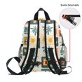 thumbnail image 5 of FORMRS School Backpack with Front Zippered Pocket 12" Student Travel Daypack, Beige Playful Stamp, 5 of 6