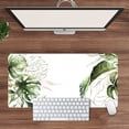 thumbnail image 4 of Extended Gaming Mousepad with Stitched Edges,Full Desk Coverage Mouse Pads for Wireless Mouse,Green Botanical Mouse Pad Desk Protector Large Botanical Desk Mat XXL for PC Computer 31.5"x15.75", 4 of 6