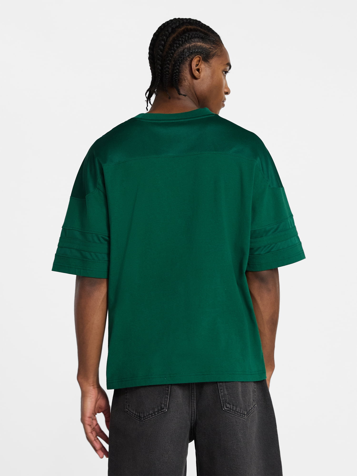 No Boundaries Mesh Football Tee with Short Sleeves, Men's XS-4XLT