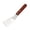 Slotted Spatula, variant on Metal Spatulas, Metal Spatula for Cast Iron Skillet, Cooking Utensils Fish Egg Grill Spatula Wok Flat Top Small Metal Spatula Turner with Wood Handle