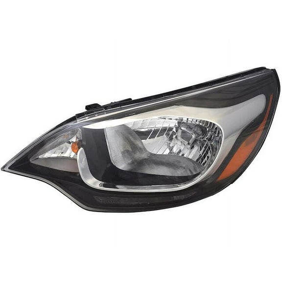 Left Headlight Assembly - Compatible with 2012 - 2017 Kia Rio Sedan 2013 2014 2015 2016