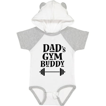 

Inktastic Dad s Gym Buddy Childs Workout Boys or Girls Baby Bodysuit