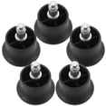thumbnail image 7 of MRLESS 5-Pack Black Bell Glides Replacement Wheels for Office Chairs - , Smooth Rolling, Easy to Install, 7 of 7