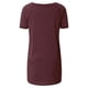 thumbnail image 4 of Puntoco 2024 Tops de moda de verano para mujer Blusa de camiseta larga de manga corta con cuello en V y estampado de talla grande para mujer, 4 of 5