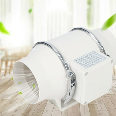 4 inch Inline Duct Fan Tube Ventilation Fan Extractor Exhaust Blower 35W 220CFM